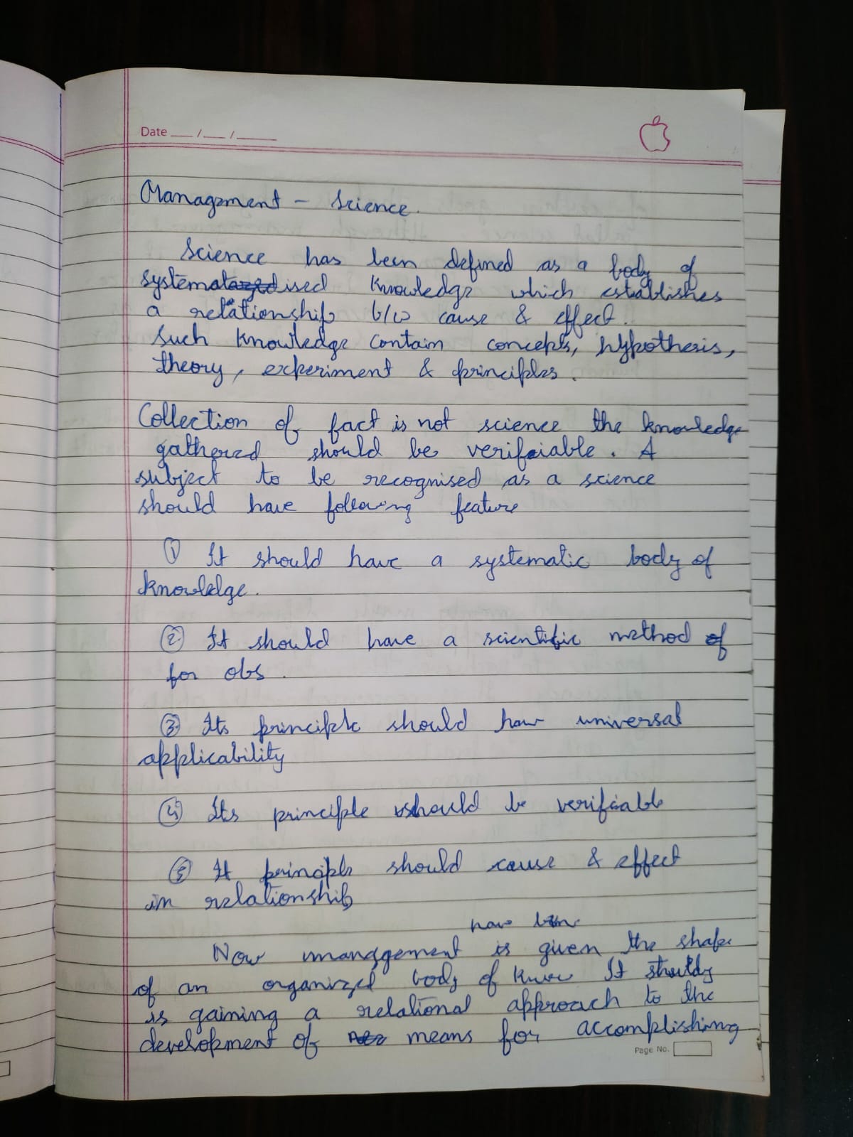 Management Note 10