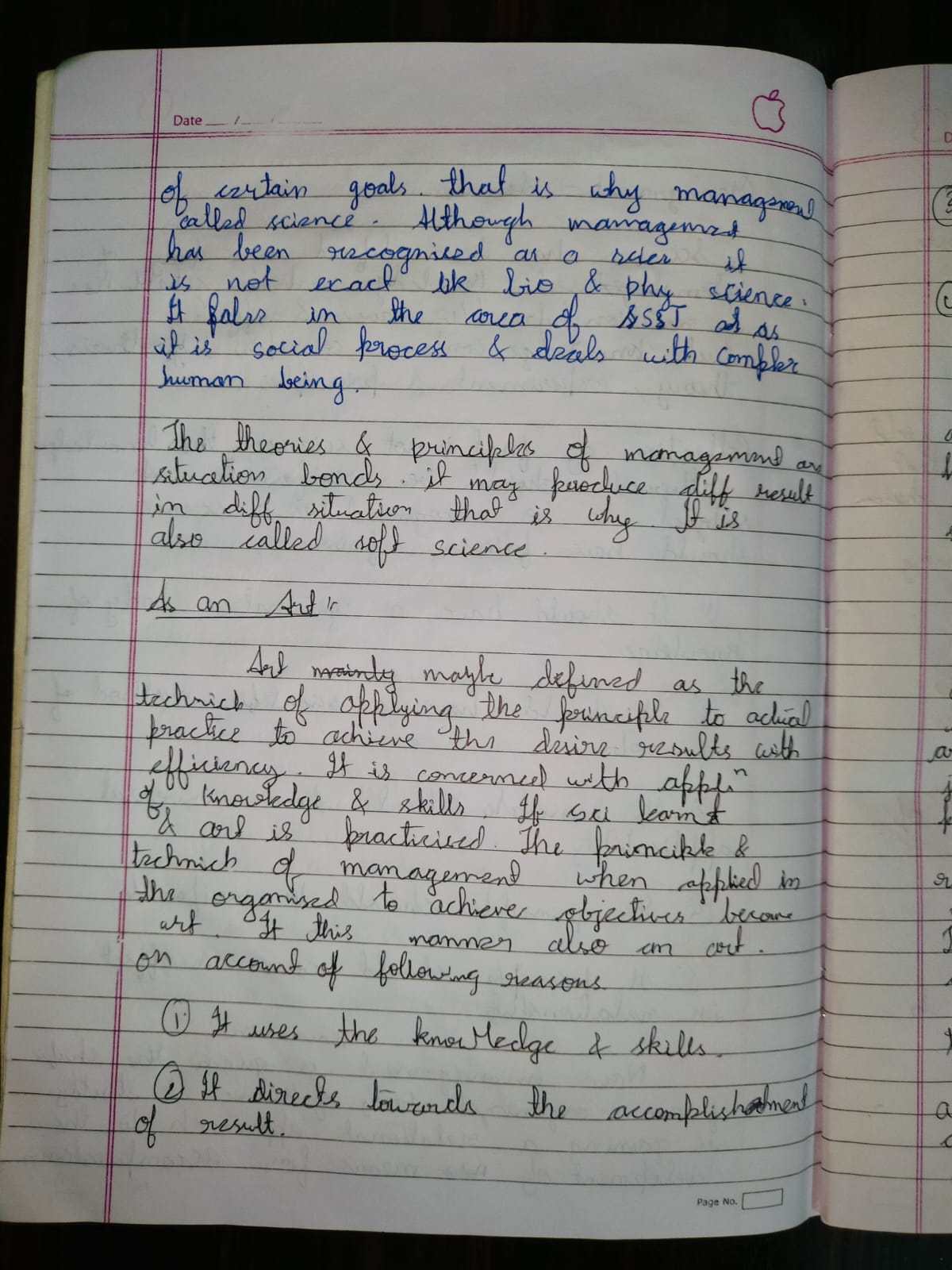Management Note 11
